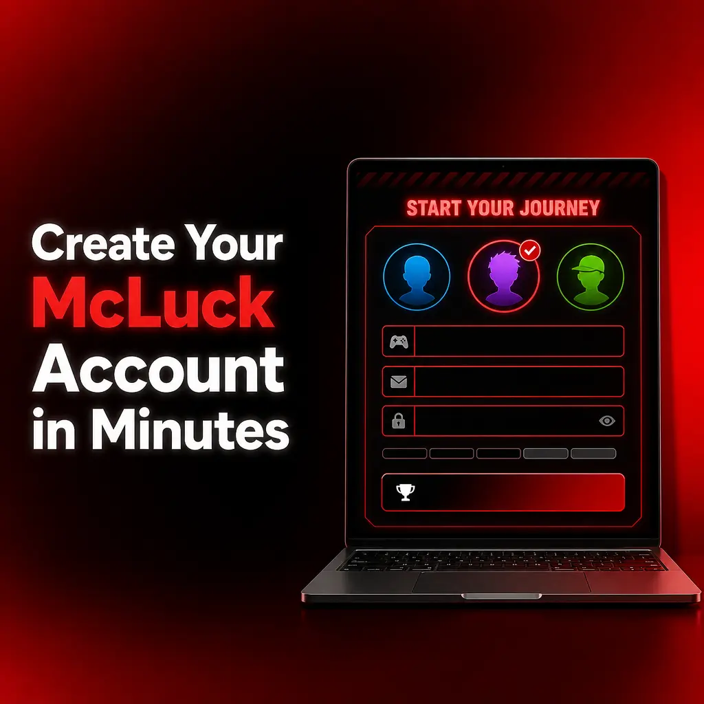 Create Your McLuck Account in Minutes